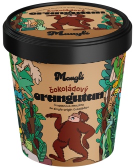 Zmrzlina Mauglí Čokoládový orangutan