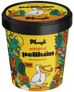Zmrzlina Mauglí Mango s pelikánem