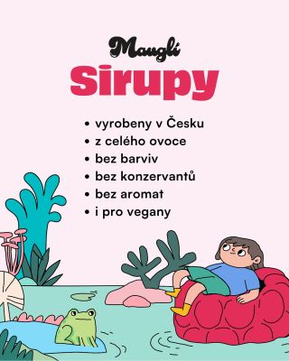 Dodržovat pitný režim je důležité, ale vodě to chce občas dodat šmrnc.✨ Tyhle Mauglí sirupy z celého ovoce si zamilují...