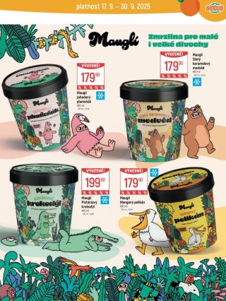 Pojedete nakoupit do Globusu? ✨ Tak to máte štěstí! Je tam parádní akce na ty nejlepší zmrzliny Mauglí. U dobrého filmu...